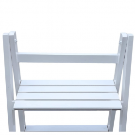 Blumenständer aus Holz, weiß - 4 Ablagen Tulipa II Grindi - 4