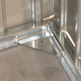 Gerätehaus Geräteschuppen Gartenhaus aus Metall - Fiori IV - 303x236x190 Grindi - 9