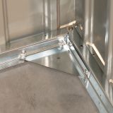 Gerätehaus Geräteschuppen Gartenhaus aus Metall - Alnus - 110x217x184 Grindi - 3