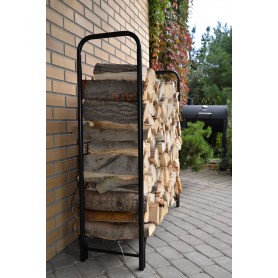 Kaminholzständer Brennholzregal 120x35,6x120 - Silvam I Grindi - 4