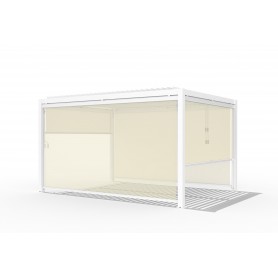 Senkrechtes Rollo für Pergola Kea - beige Grindi - 1