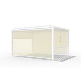 Senkrechtes Rollo für Pergola Kea - beige Grindi - 1