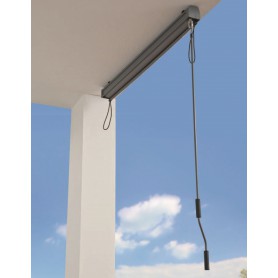 Senkrechtmarkise Außenrollo Sonnenschutzrollo 160x250 - Solano II, Beige Grindi - 7