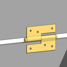 Demontierbares Scharnier Türscharnier Möbelscharniere - ZM - rechts DMX - 5