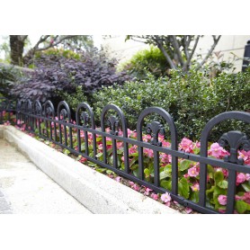 Rasenkante Gartenpalisade schwarz 240x30 Satz mit 4 Stück - GOP 1 Grindi - 3