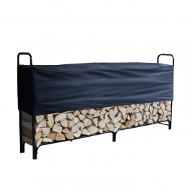 Wasserdichter Holzregalschutz Brennholzregal Silvam II Grindi - 1