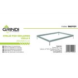 Aluminium Fundamentrahmen für das Viola II Gewächshaus Grindi - 5