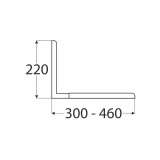 Stegkonsole, Regalhalter, Regalkonsole, Regalsystem - WSR Weiss Velano - 3