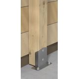 Stützenfuß Pfostenträger Pfostenanker - galvanisiert gelb - PSD GRUNDLINE - 19