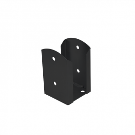 Dekorativ Stützenfuß Pfostenträger Pfostenanker Schwarz - PSPW GRUNDLINE - 1