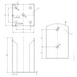 Dekorativ Stützenfuß Pfostenträger Pfostenanker Schwarz - PSPW GRUNDLINE - 3