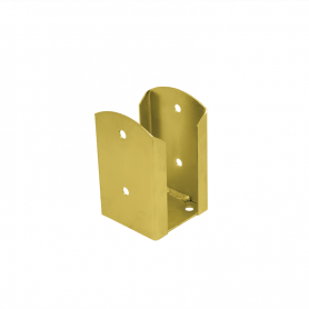 Stützenfuß Pfostenträger Pfostenanker - galvanisiert gelb - PSPW GRUNDLINE - 1