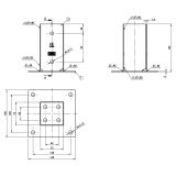 Aufschraubhülse Bodenhülse Pfostenträger – PSP rechteckig Feuerverzinkt GRUNDLINE - 3