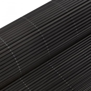Sichtschutzmatte Sichtschutzzaun Windschutz Anthrazit - PVC 150 cm - GMW Grindi - 2